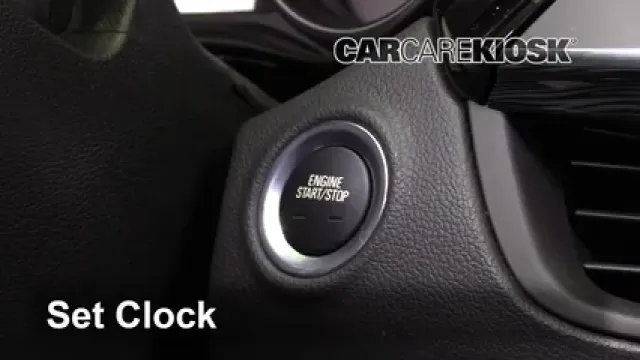 2017 Buick Envision Essence 2.5L 4 Cyl. FlexFuel Clock Set Clock